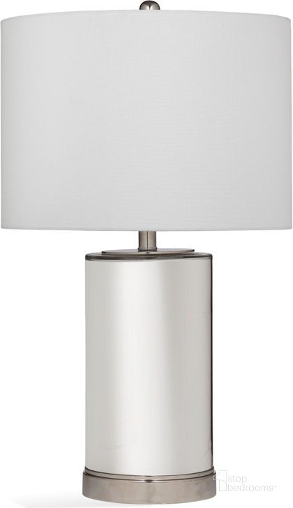 The appearance of Glass Mercury Larisa Table Lamp designed by Bassett Mirror Company in the modern / contemporary interior design. This silver piece of furniture  was selected by 1StopBedrooms from Glass Collection to add a touch of cosiness and style into your home. Sku: L3574T. Material: Glass. Product Type: Table Lamp.