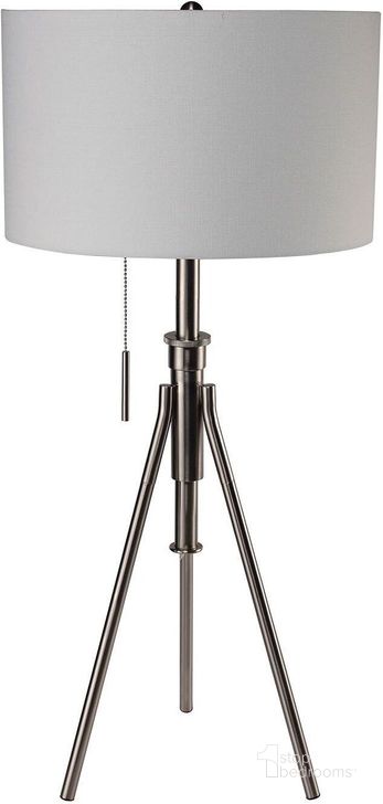 The appearance of Zaya Extendable Silver Table Lamp designed by Furniture of America in the modern / contemporary interior design. This silver piece of furniture  was selected by 1StopBedrooms from Zaya Collection to add a touch of cosiness and style into your home. Sku: L731171T-SV. Material: Metal. Product Type: Table Lamp.