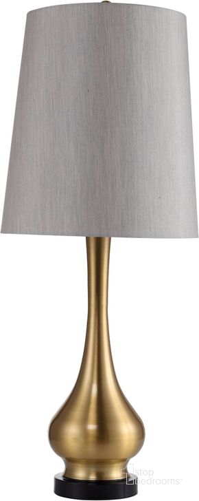 The appearance of Lia 13 Gold Table Lamp designed by Furniture of America in the modern / contemporary interior design. This gold piece of furniture  was selected by 1StopBedrooms from Lia Collection to add a touch of cosiness and style into your home. Sku: L731200G. Material: Metal. Product Type: Table Lamp.