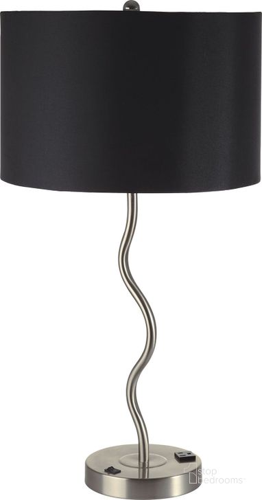 The appearance of Sprig Black Table Lamp Set of 2 designed by Furniture of America in the modern / contemporary interior design. This black piece of furniture  was selected by 1StopBedrooms from Sprig Collection to add a touch of cosiness and style into your home. Sku: L76224T-BK-2PK. Material: Metal. Product Type: Table Lamp.