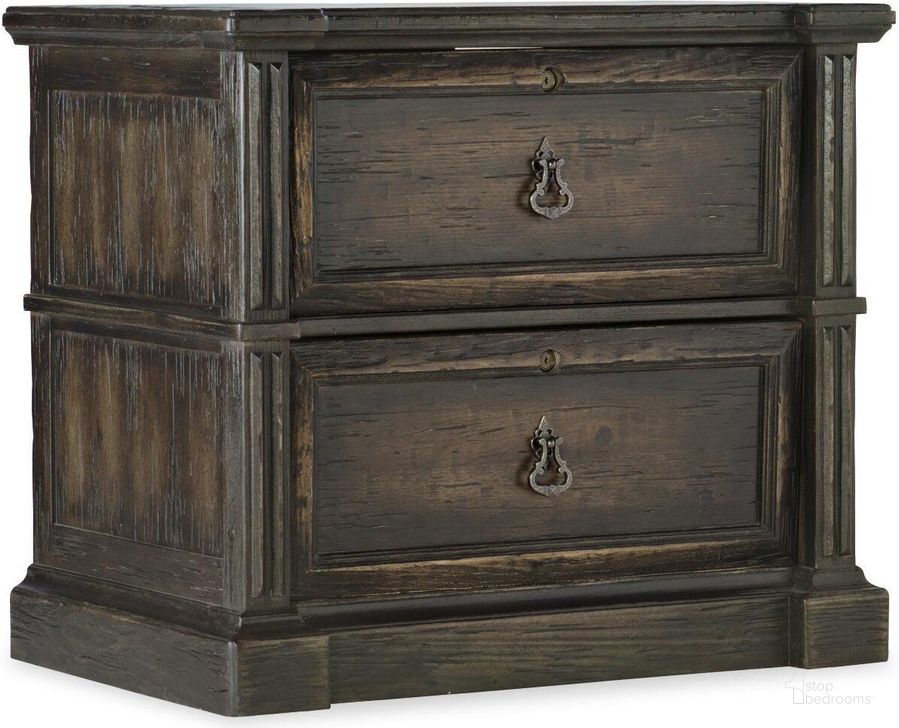 The appearance of La Grange Warrenton Lateral File designed by Hooker in the traditional interior design. This dark wood piece of furniture  was selected by 1StopBedrooms from La Grange Collection to add a touch of cosiness and style into your home. Sku: 6960-10466-89. Material: Wood. Product Type: Lateral Filing Cabinet. Image1