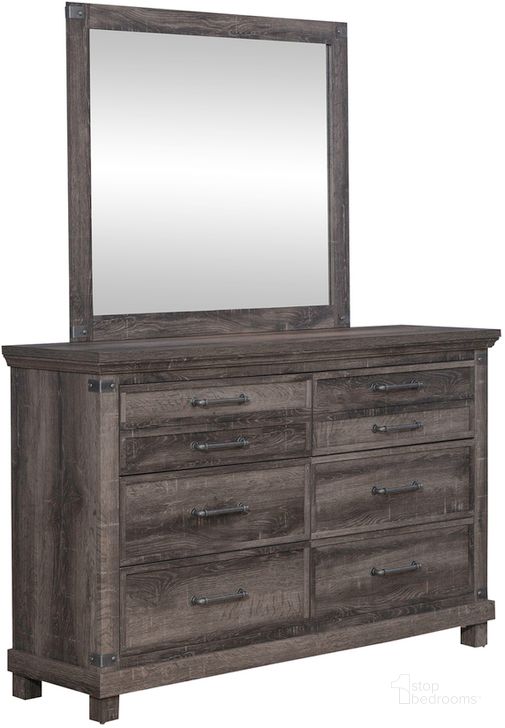 The appearance of Lakeside Haven Dresser And Mirror In Light Brown designed by Liberty in the transitional interior design. This light brown piece of furniture  was selected by 1StopBedrooms from Lakeside Haven Collection to add a touch of cosiness and style into your home. Sku: 903-BR31;903-BR51. Product Type: Dresser and Mirror. Material: Rubberwood. Image1