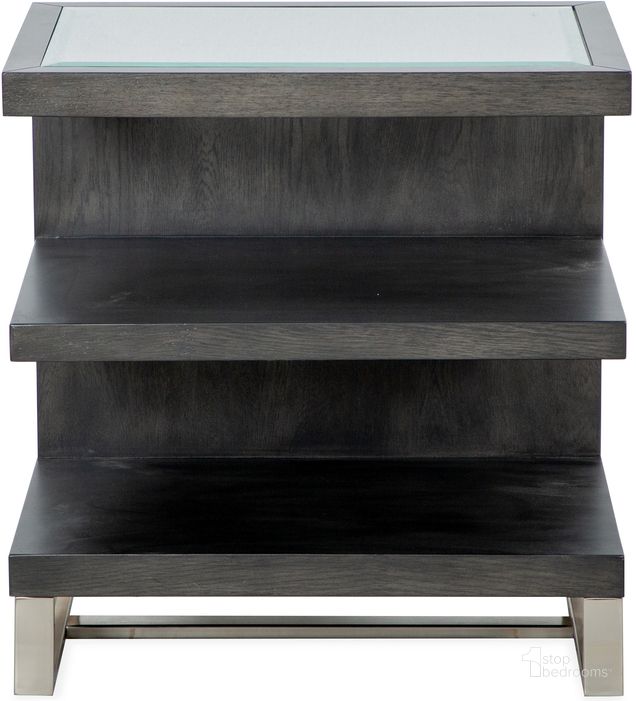 The appearance of Langston Rectangular End Table designed by Magnussen in the  interior design. This  piece of furniture  was selected by 1StopBedrooms from Langston Collection to add a touch of cosiness and style into your home. Sku: T5652-03. Material: Wood. Product Type: End Table. Image1