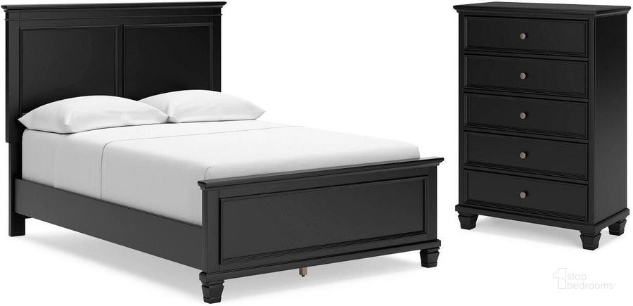 The appearance of Lanolee Youth Bedroom Set In Black designed by Signature Design by Ashley in the transitional interior design. This black piece of furniture  was selected by 1StopBedrooms from Lanolee Collection to add a touch of cosiness and style into your home. Sku: B687-52;B687-53;B687-86;B687-92. Material: Wood. Product Type: Bedroom Set. Bed Size: Twin. Image1