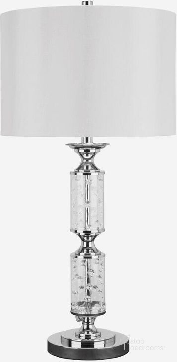 The appearance of Laramae Chrome Table Lamp designed by Signature Design by Ashley in the modern / contemporary interior design. This chrome piece of furniture  was selected by 1StopBedrooms from Laramae Collection to add a touch of cosiness and style into your home. Sku: L428144. Product Type: Table Lamp. Image1