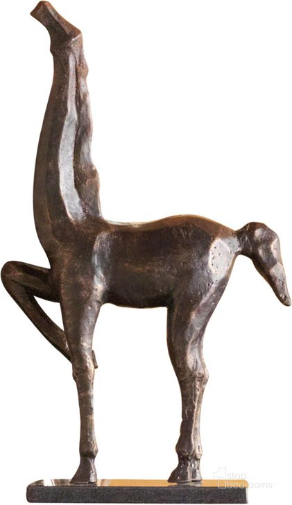 The appearance of Large Cubist Horse In Bronze designed by Global Views in the modern / contemporary interior design. This bronze piece of furniture  was selected by 1StopBedrooms from Cubist Collection to add a touch of cosiness and style into your home. Sku: 8.81998. Product Type: Decorative Accessory. Material: Iron. Image1
