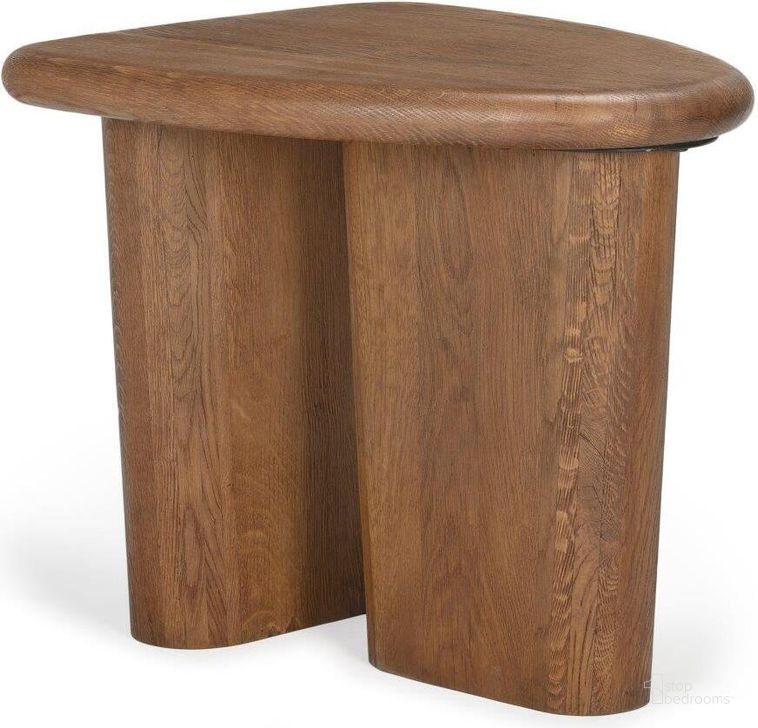 The appearance of Laurel Side Table In Brown designed by Union Home Furniture in the modern / contemporary interior design. This brown piece of furniture  was selected by 1StopBedrooms from Laurel Collection to add a touch of cosiness and style into your home. Sku: LVR00267. Material: Wood. Product Type: Side Table. Image1
