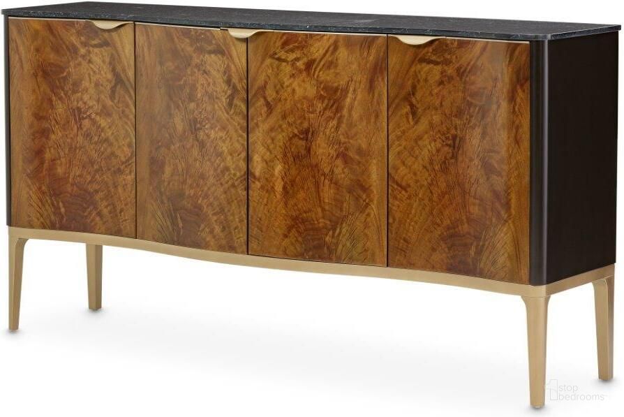 The appearance of Laurencio Dark Espresso Servers, Sideboard & Buffet designed by Bennett Interiors in the modern / contemporary interior design. This dark espresso piece of furniture  was selected by 1StopBedrooms from Laurencio Collection to add a touch of cosiness and style into your home. Sku: 9007007SA-411. Material: Wood. Product Type: Sideboard. Image1