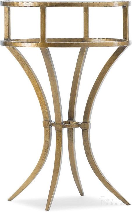 The appearance of Laureng Martini Table designed by Hooker in the traditional interior design. This gold piece of furniture  was selected by 1StopBedrooms from 5846-80 Collection to add a touch of cosiness and style into your home. Sku: 5846-80117-15. Product Type: Table. Material: Iron. Image1