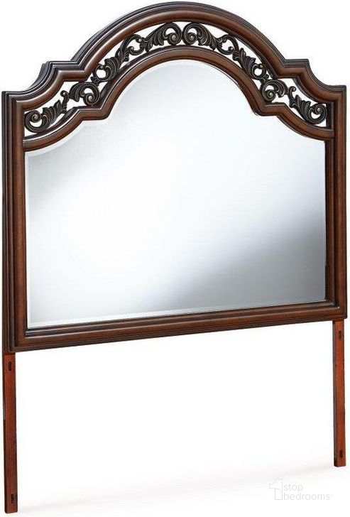 The appearance of Glenville Brown Mirror designed by Harbour Home in the traditional interior design. This brown piece of furniture  was selected by 1StopBedrooms from Glenville Collection to add a touch of cosiness and style into your home. Sku: B764-36. Material: Wood. Product Type: Mirror.