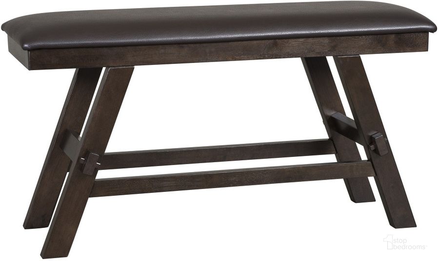 The appearance of Lawson Counter Bench designed by Liberty in the modern / contemporary interior design. This brown piece of furniture  was selected by 1StopBedrooms from Lawson Collection to add a touch of cosiness and style into your home. Sku: 116-B900124. Material: Vinyl. Product Type: Dining Bench. Image1