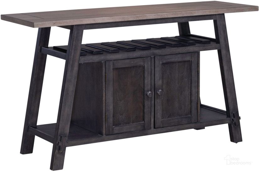 The appearance of Lawson Server In Dark Gray designed by Liberty in the transitional interior design. This dark gray piece of furniture  was selected by 1StopBedrooms from Lawson Collection to add a touch of cosiness and style into your home. Sku: 116GY-SR6033. Product Type: Server. Material: Rubberwood. Image1