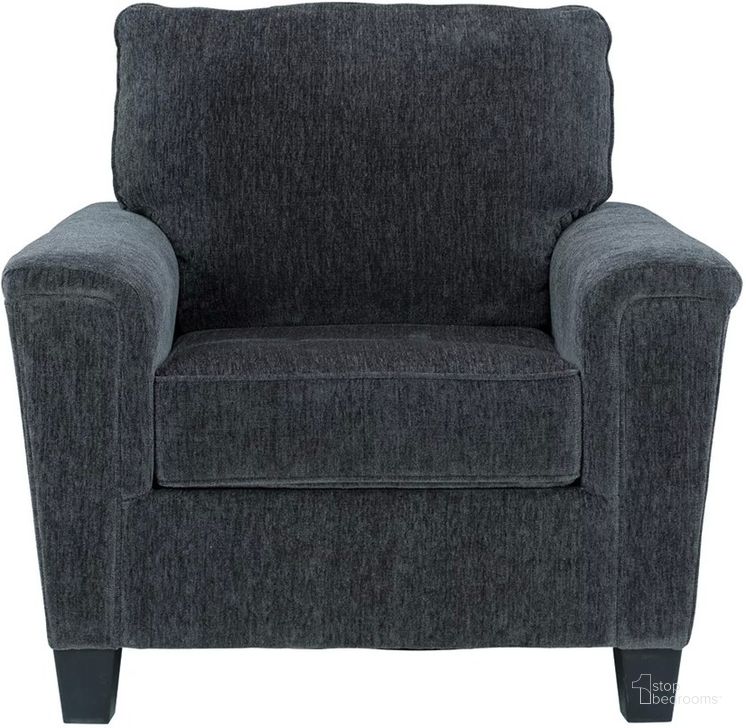 The appearance of Lawtonia Smoke Chair designed by Artisan Elegance in the modern / contemporary interior design. This smoke piece of furniture  was selected by 1StopBedrooms from Lawtonia Collection to add a touch of cosiness and style into your home. Sku: 8390520. Material: Fabric. Product Type: Chair. Image1