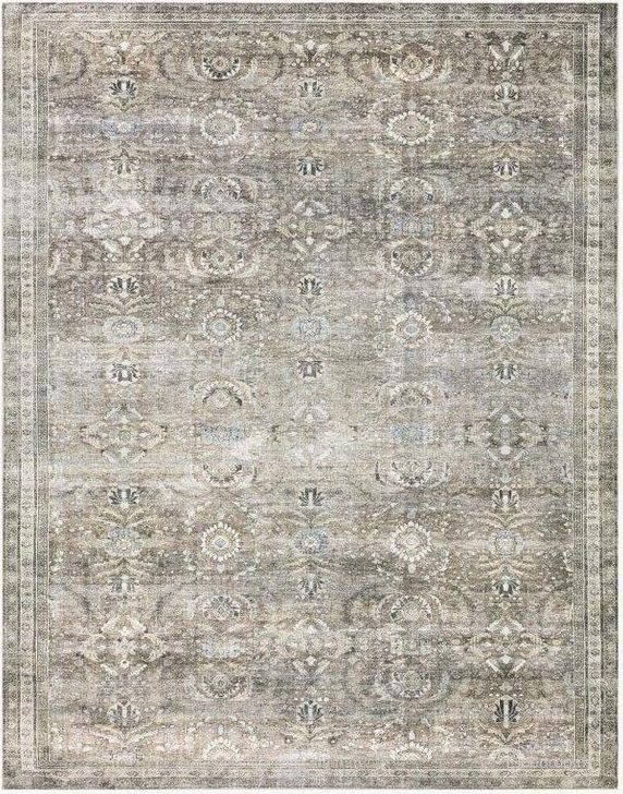 The appearance of Layla Antique/Moss Rug LAYLLAY-13ANMO160S designed by Loloi Rugs in the traditional interior design. This antique and moss piece of furniture  was selected by 1StopBedrooms from Layla Collection to add a touch of cosiness and style into your home. Sku: LAYLLAY-13ANMO160S. Material: Polyester. Product Type: Rug. Image1