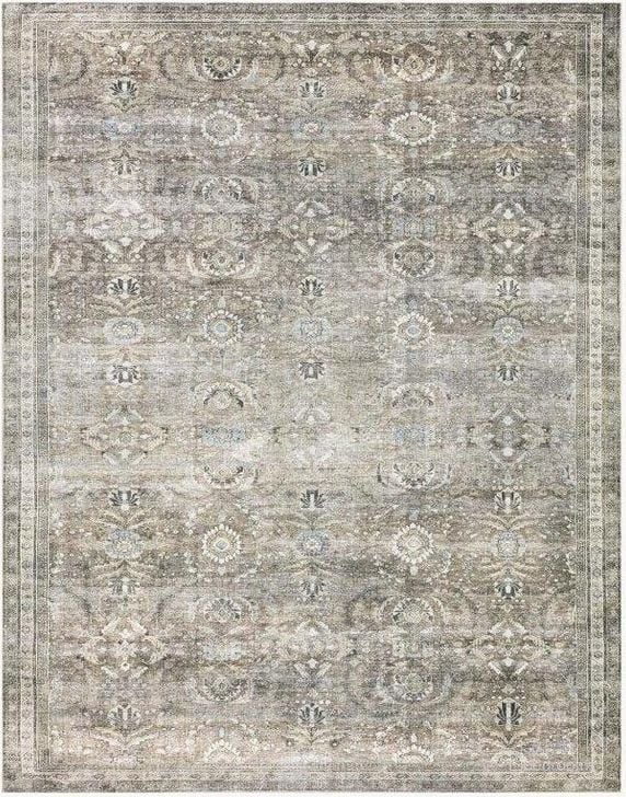 The appearance of Layla Antique/Moss Rug LAYLLAY-13ANMO90C0 designed by Loloi Rugs in the traditional interior design. This antique and moss piece of furniture  was selected by 1StopBedrooms from Layla Collection to add a touch of cosiness and style into your home. Sku: LAYLLAY-13ANMO90C0. Material: Polyester. Product Type: Rug. Image1