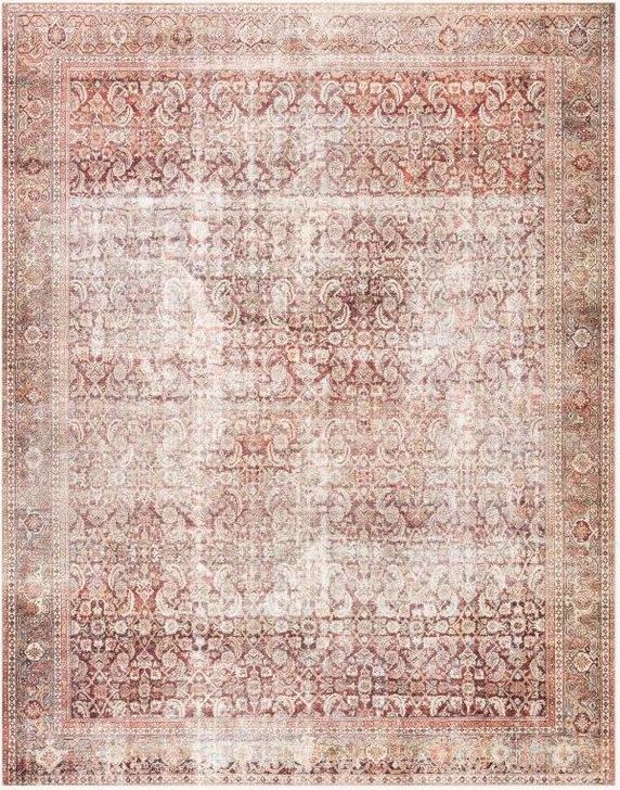 The appearance of Layla Cinnamon/Sage Rug LAYLLAY-11CMSG2050 designed by Loloi Rugs in the traditional interior design. This cinnamon and sage piece of furniture  was selected by 1StopBedrooms from Layla Collection to add a touch of cosiness and style into your home. Sku: LAYLLAY-11CMSG2050. Material: Polyester. Product Type: Rug. Image1