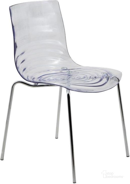 The appearance of LeisureMod Astor Clear Polycarbonate Dining Chair designed by LeisureMod in the modern / contemporary interior design. This clear piece of furniture  was selected by 1StopBedrooms from Astor Collection to add a touch of cosiness and style into your home. Sku: AC20CL. Product Type: Dining Chair. Material: Plastic. Image1