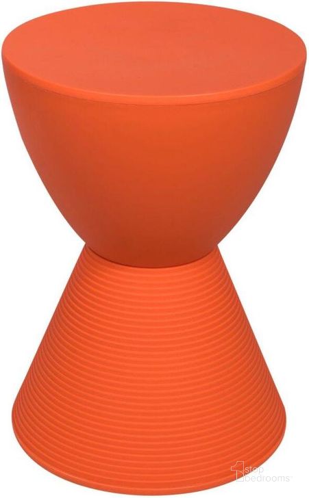 The appearance of LeisureMod Boyd Orange Polypropylene Side Table designed by LeisureMod in the modern / contemporary interior design. This orange piece of furniture  was selected by 1StopBedrooms from Boyd Collection to add a touch of cosiness and style into your home. Sku: BS12OR. Material: Polypropylene. Product Type: Side Table. Image1