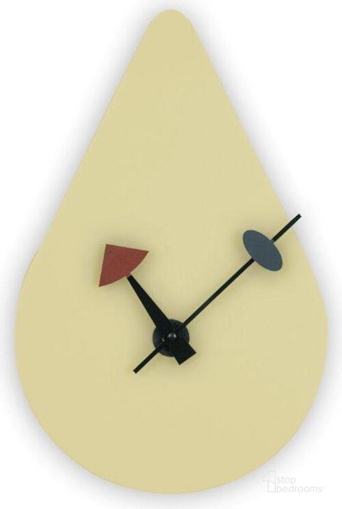 The appearance of LeisureMod Manchester Cream Rain Drop Wall Clock designed by LeisureMod in the modern / contemporary interior design. This cream piece of furniture  was selected by 1StopBedrooms from Manchester Collection to add a touch of cosiness and style into your home. Sku: MCLT14CR. Material: MDF. Product Type: Wall Clock. Image1