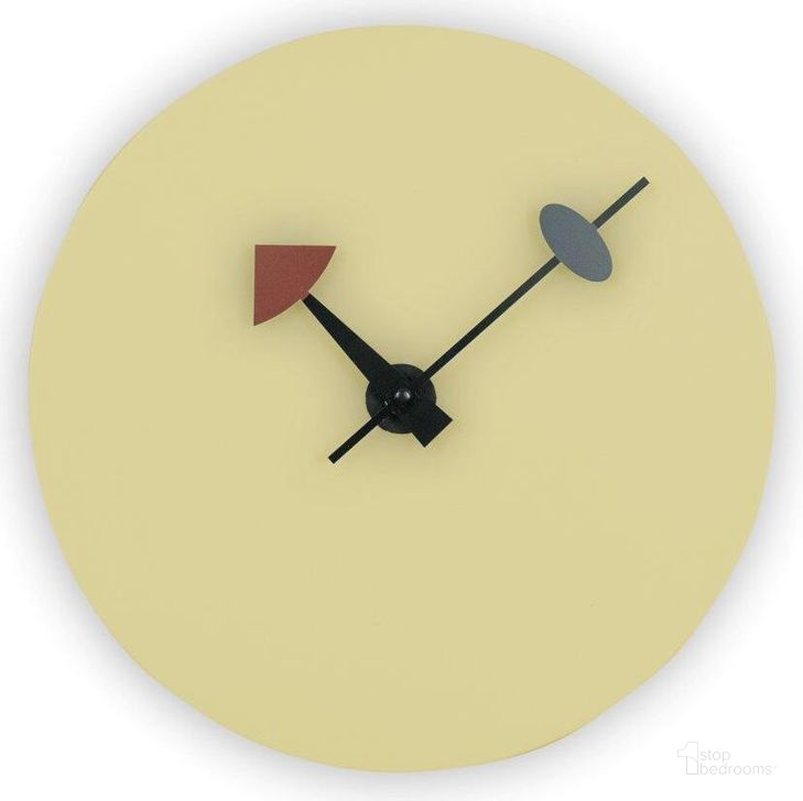 The appearance of LeisureMod Manchester Cream Round Wall Clock designed by LeisureMod in the modern / contemporary interior design. This cream piece of furniture  was selected by 1StopBedrooms from Manchester Collection to add a touch of cosiness and style into your home. Sku: MCLR11CR. Material: MDF. Product Type: Wall Clock. Image1