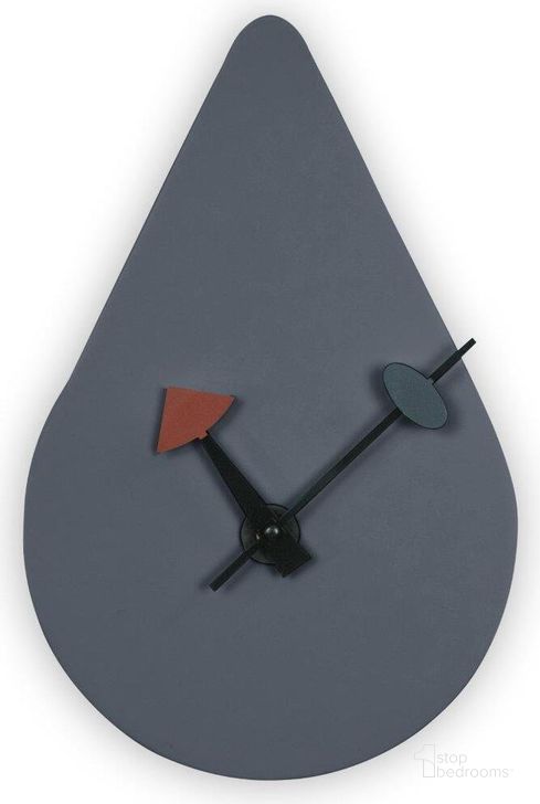 The appearance of Leisuremod Manchester Modern Rain Drop Design Silent Non-Ticking Wall Clock designed by LeisureMod in the modern / contemporary interior design. This dark grey piece of furniture  was selected by 1StopBedrooms from Manchester Collection to add a touch of cosiness and style into your home. Sku: MCLT14DGR. Material: MDF. Product Type: Wall Clock. Image1