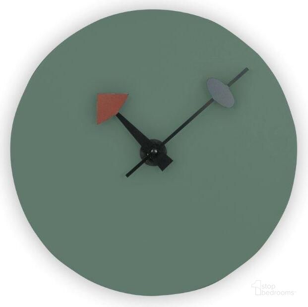 The appearance of LeisureMod Manchester Ocean Green Round Wall Clock designed by LeisureMod in the modern / contemporary interior design. This ocean green piece of furniture  was selected by 1StopBedrooms from Manchester Collection to add a touch of cosiness and style into your home. Sku: MCLR11OG. Material: MDF. Product Type: Wall Clock. Image1