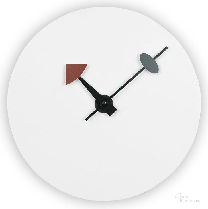 The appearance of LeisureMod Manchester White Round Wall Clock designed by LeisureMod in the modern / contemporary interior design. This white piece of furniture  was selected by 1StopBedrooms from Manchester Collection to add a touch of cosiness and style into your home. Sku: MCLR11W. Material: MDF. Product Type: Wall Clock. Image1