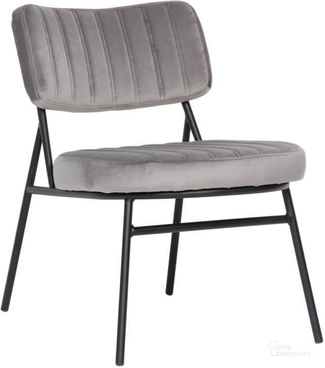 The appearance of Leisuremod Marilane Velvet Accent Chair With Metal Frame MA29GR designed by LeisureMod in the modern / contemporary interior design. This grey piece of furniture  was selected by 1StopBedrooms from Marilane Collection to add a touch of cosiness and style into your home. Sku: MA29GR. Product Type: Accent Chair. Material: Velvet. Image1