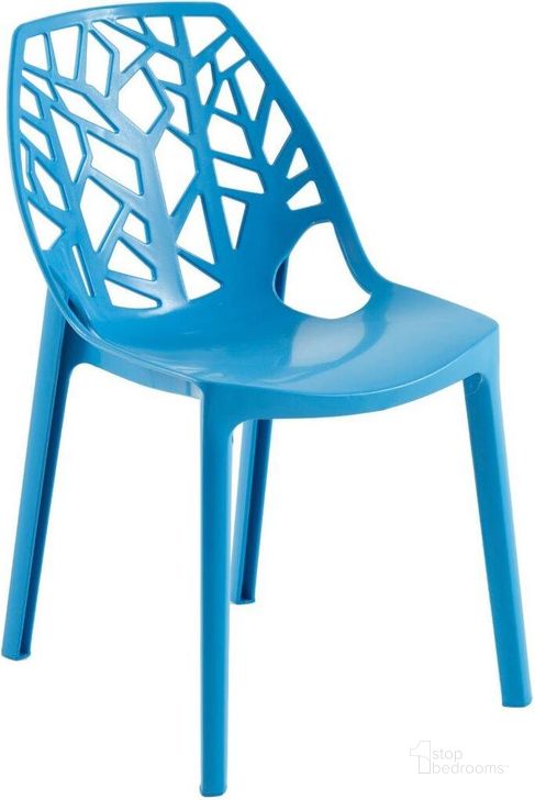 The appearance of Leisuremod Modern Cornelia Dining Chair C18SBU designed by LeisureMod in the modern / contemporary interior design. This blue piece of furniture  was selected by 1StopBedrooms from Cornelia Collection to add a touch of cosiness and style into your home. Sku: C18SBU. Product Type: Dining Chair. Material: Plastic. Image1
