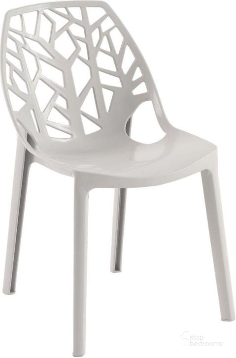 The appearance of Leisuremod Modern Cornelia Dining Chair C18SGR designed by LeisureMod in the modern / contemporary interior design. This grey piece of furniture  was selected by 1StopBedrooms from Cornelia Collection to add a touch of cosiness and style into your home. Sku: C18SGR. Product Type: Dining Chair. Material: Plastic. Image1