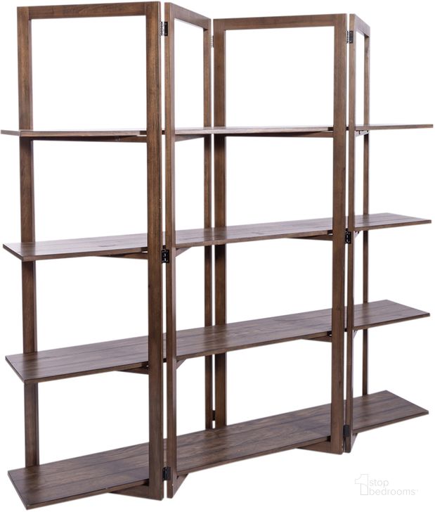 The appearance of Lennox Open Bookcase designed by Liberty in the transitional interior design. This chestnut piece of furniture  was selected by 1StopBedrooms from Lennox Collection to add a touch of cosiness and style into your home. Sku: 871-HO201. Product Type: Bookcase. Material: Rubberwood. Image1