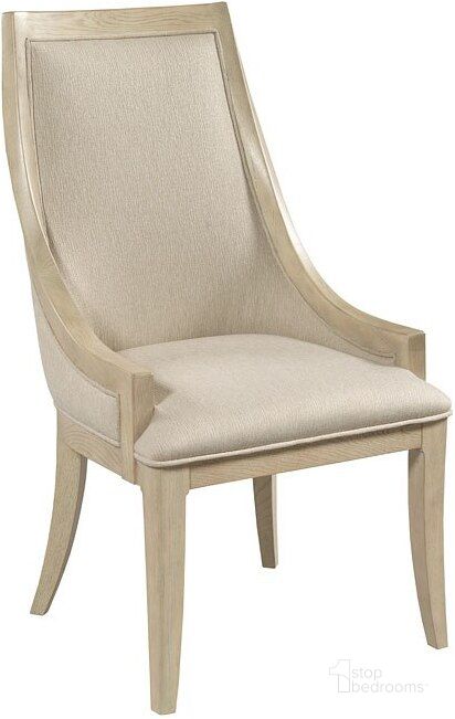 The appearance of Lenox Chalon Alabaster Upholstered Dining Chair Set Of 2 designed by American Drew in the transitional interior design. This white piece of furniture  was selected by 1StopBedrooms from Lenox Collection to add a touch of cosiness and style into your home. Sku: 923-622. Material: Wood. Product Type: Dining Chair. Image1
