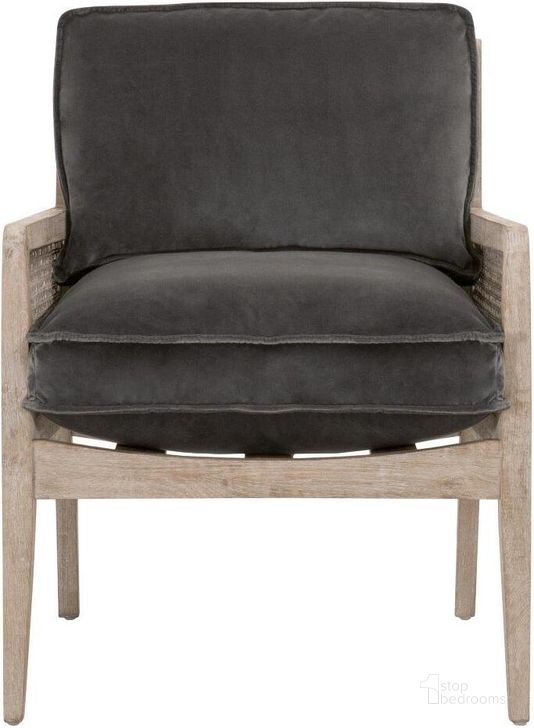 The appearance of Leone Club Chair designed by Essentials For Living in the modern / contemporary interior design. This natural gray piece of furniture  was selected by 1StopBedrooms from Stitch & Hand Collection to add a touch of cosiness and style into your home. Sku: 6649.DDOV/NG. Material: Wood. Product Type: Accent Chair. Image1