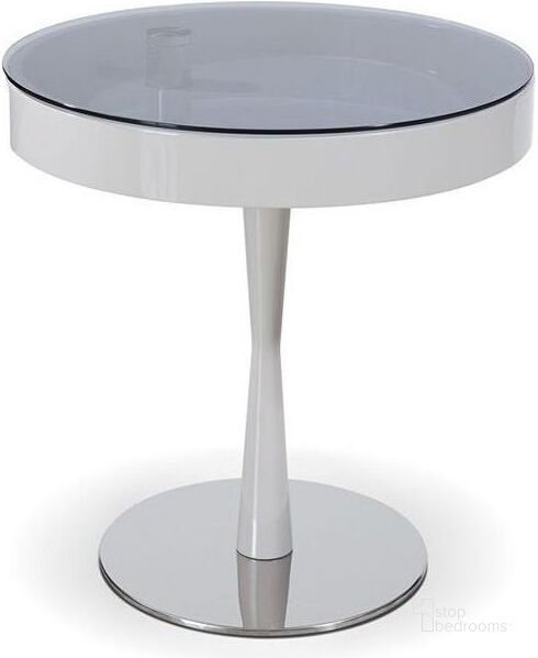 The appearance of Lily Grey End Table designed by Bellini Modern Living in the modern / contemporary interior design. This gray piece of furniture  was selected by 1StopBedrooms from Lily Collection to add a touch of cosiness and style into your home. Sku: Lily ET. Product Type: End Table. Image1