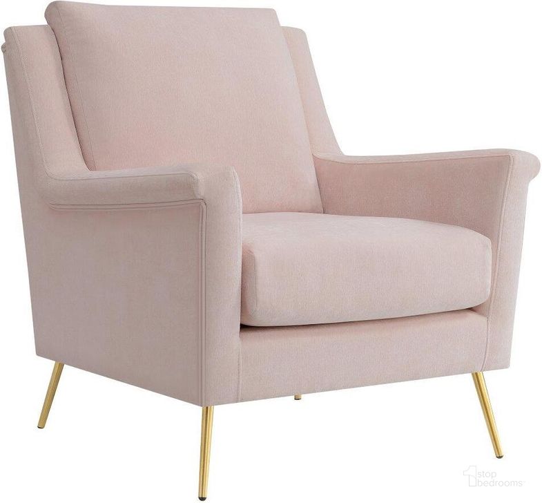 The appearance of Lincoln Blush Accent Chair designed by Picket House in the modern / contemporary interior design. This beige piece of furniture  was selected by 1StopBedrooms from Lincoln Collection to add a touch of cosiness and style into your home. Sku: UCB1740100E. Material: Wood. Product Type: Accent Chair. Image1