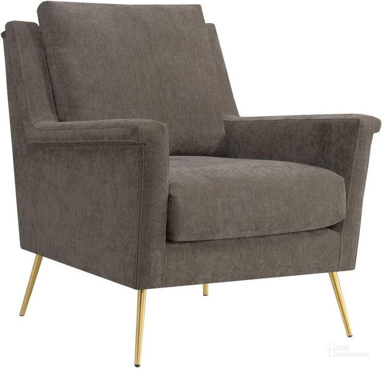 The appearance of Lincoln Cocoa Accent Chair designed by Picket House in the modern / contemporary interior design. This gray piece of furniture  was selected by 1StopBedrooms from Lincoln Collection to add a touch of cosiness and style into your home. Sku: UCB1744100E. Material: Wood. Product Type: Accent Chair. Image1