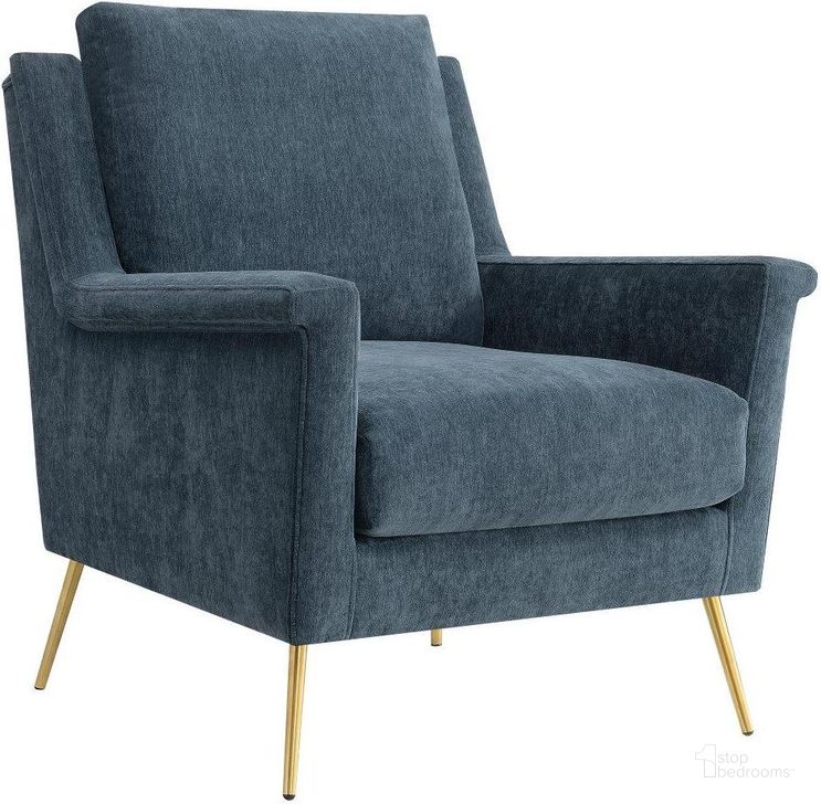 The appearance of Lincoln Slate Accent Chair designed by Picket House in the modern / contemporary interior design. This blue piece of furniture  was selected by 1StopBedrooms from Lincoln Collection to add a touch of cosiness and style into your home. Sku: UCB1742100E. Material: Wood. Product Type: Accent Chair. Image1