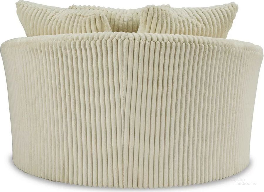 Lindyn Ivory Oversized Swivel Accent Chair by Ashley Furniture ...