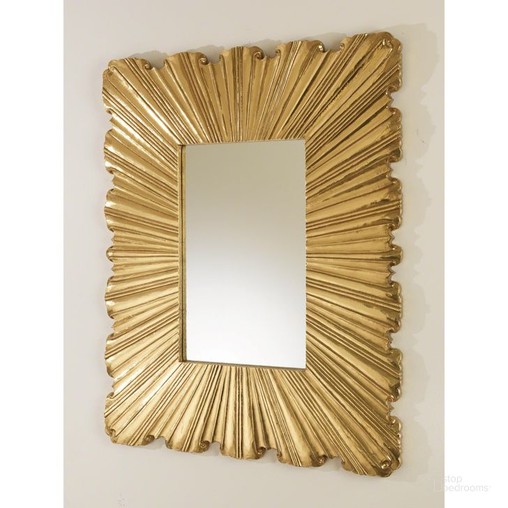The appearance of Linenfold Small Mirror In Brass designed by Global Views in the modern / contemporary interior design. This brass piece of furniture  was selected by 1StopBedrooms from Linenfold Collection to add a touch of cosiness and style into your home. Sku: 9.92167. Product Type: Accent Mirror. Material: Brass. Image1