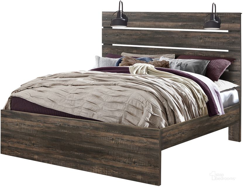 The appearance of Linwood King Bed In Dark Oak designed by Global Furniture USA in the rustic / southwestern interior design. This dark oak piece of furniture  was selected by 1StopBedrooms from Linwood Collection to add a touch of cosiness and style into your home. Sku: LINWOOD-DARK OAK-QB/KB-SR-N;LINWOOD-FB/QB/KB-HEADBOARD KIT (2/BOX)-N;LINWOOD-DARK OAK-KB-HB/FB/SLATS-N. Bed Type: Panel Bed. Product Type: Bed. Bed Size: King. Material: Rubberwood. Image1