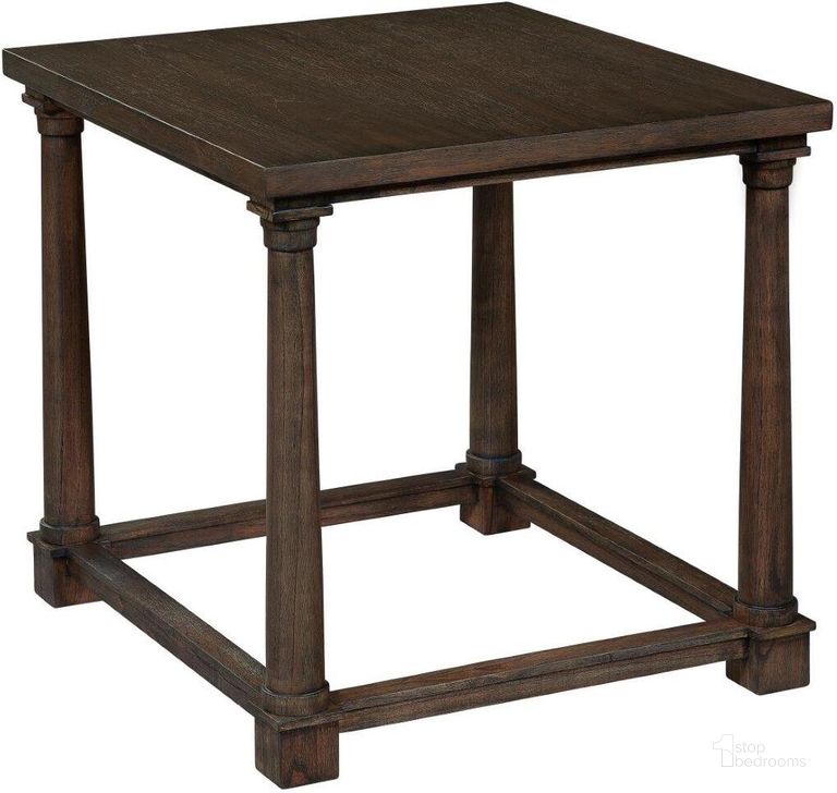 The appearance of Linwood Occasional End Table designed by Hekman in the transitional interior design. This dark brown piece of furniture  was selected by 1StopBedrooms from Linwood Collection to add a touch of cosiness and style into your home. Sku: 25603. Product Type: End Table. Image1