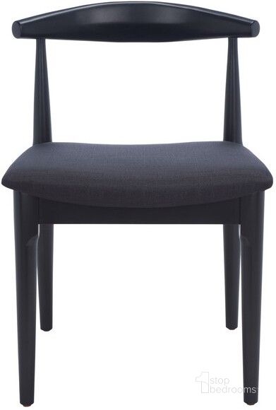 The appearance of Lionel Retro Dining Chair in Black DCH1003B designed by Safavieh in the modern / contemporary interior design. This black piece of furniture  was selected by 1StopBedrooms from Lionel Collection to add a touch of cosiness and style into your home. Sku: DCH1003B-SET2. Material: Wood. Product Type: Dining Chair. Image1