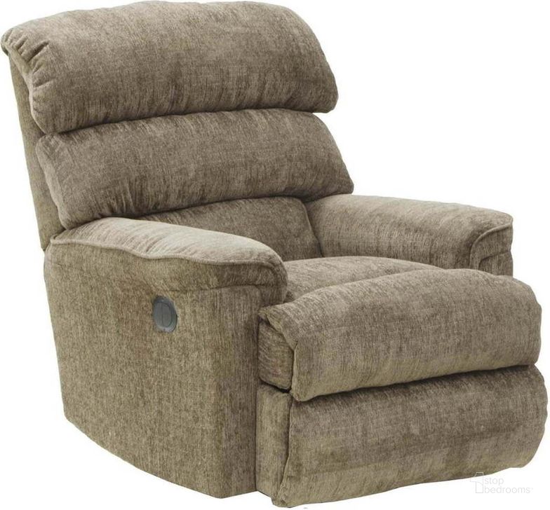 The appearance of Liscomb Mills Mocha Recliner and Rocker designed by Off 5th Home in the transitional interior design. This mocha piece of furniture  was selected by 1StopBedrooms from Liscomb Mills Collection to add a touch of cosiness and style into your home. Sku: 47392179339. Material: Polyester. Product Type: Recliner. Image1