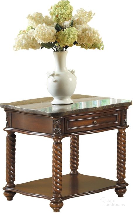 The appearance of Lockwood Mahogany End Table designed by Homelegance in the traditional interior design. This brown piece of furniture  was selected by 1StopBedrooms from Lockwood Collection to add a touch of cosiness and style into your home. Sku: 5560-04. Material: Wood. Product Type: End Table. Image1