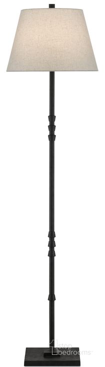The appearance of Lohn Black Floor Lamp designed by Currey & Company in the modern / contemporary interior design. This black piece of furniture  was selected by 1StopBedrooms from Lohn Collection to add a touch of cosiness and style into your home. Sku: 8000-0049. Product Type: Floor Lamp. Material: Iron. Image1