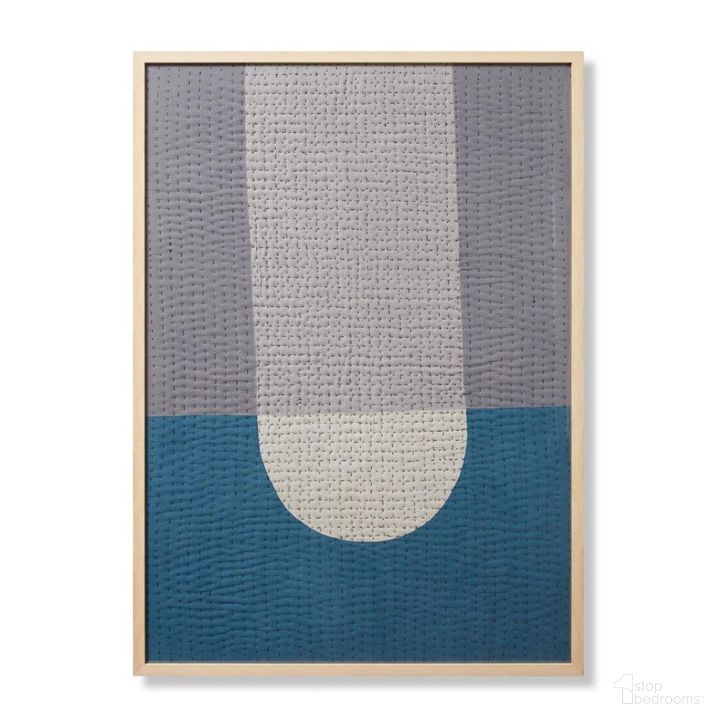 The appearance of Loloi Bullet Point Blue and Grey 3'-4" x 4'-8" Wall Art designed by Loloi Rugs in the modern / contemporary interior design. This blue and grey piece of furniture  was selected by 1StopBedrooms from Bullet Point Collection to add a touch of cosiness and style into your home. Sku: AW0333BULLXBBGYZ363. Product Type: Wall Art. Material: Cotton. Image1
