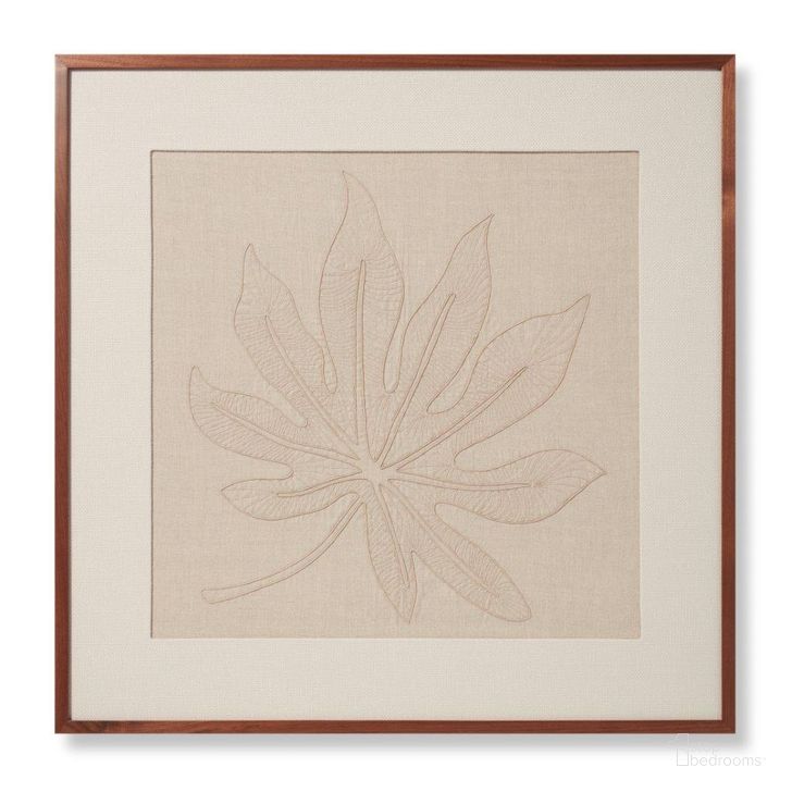 The appearance of Loloi Schefflera Natural and Beige 3' x 3' Wall Art designed by Loloi Rugs in the modern / contemporary interior design. This natural and beige piece of furniture  was selected by 1StopBedrooms from Schefflera Collection to add a touch of cosiness and style into your home. Sku: AW0275SCHEFNABEA081. Product Type: Wall Art. Material: Cotton. Image1