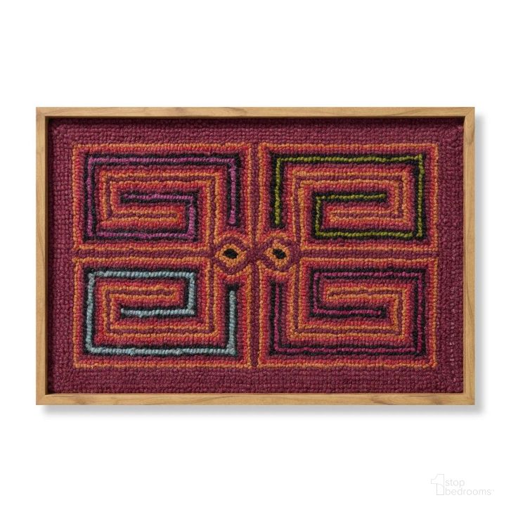The appearance of Loloi Tatacoa Red and Multi 2'-2" x 1'-6" Wall Art designed by Loloi Rugs in the modern / contemporary interior design. This red and multi piece of furniture  was selected by 1StopBedrooms from Tatacoa Collection to add a touch of cosiness and style into your home. Sku: AW0400TATACREMLZ436. Material: Wool. Product Type: Wall Art. Image1