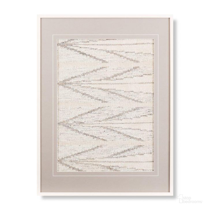 The appearance of Loloi Telluride Ivory 2'-6 x 3'-4 Wall Art designed by Loloi Rugs in the modern / contemporary interior design. This ivory piece of furniture  was selected by 1StopBedrooms from Telluride Collection to add a touch of cosiness and style into your home. Sku: AW0126TELLUIV00A094. Material: Wool. Product Type: Wall Art.