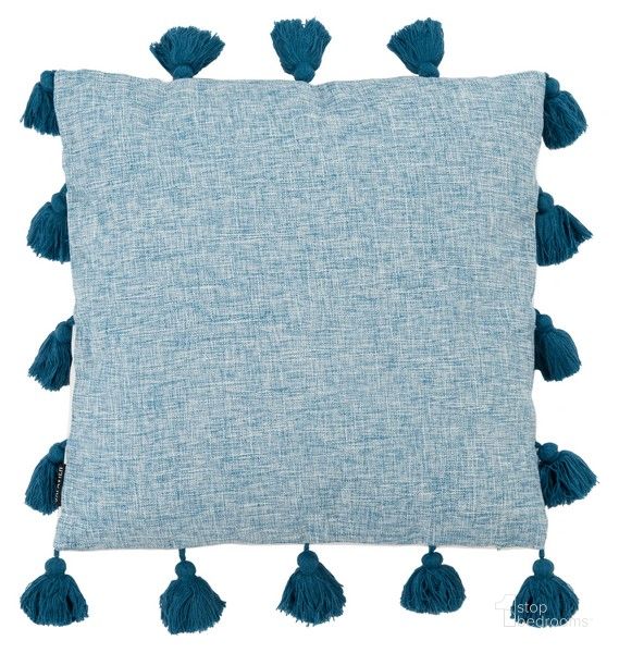 The appearance of Lonelli Pillow in Blue designed by Safavieh in the modern / contemporary interior design. This blue piece of furniture  was selected by 1StopBedrooms from Lonelli Collection to add a touch of cosiness and style into your home. Sku: PLS7173C-1818. Product Type: Pillow. Image1